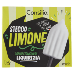 Consilia 6 Gelati Al Limone e Stecco Di Liquirizia 500 g