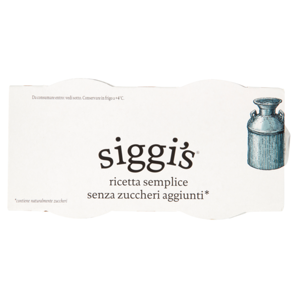 SIGGI'S Skyr Bianco Naturale 0% grassi 2 x 140 g
