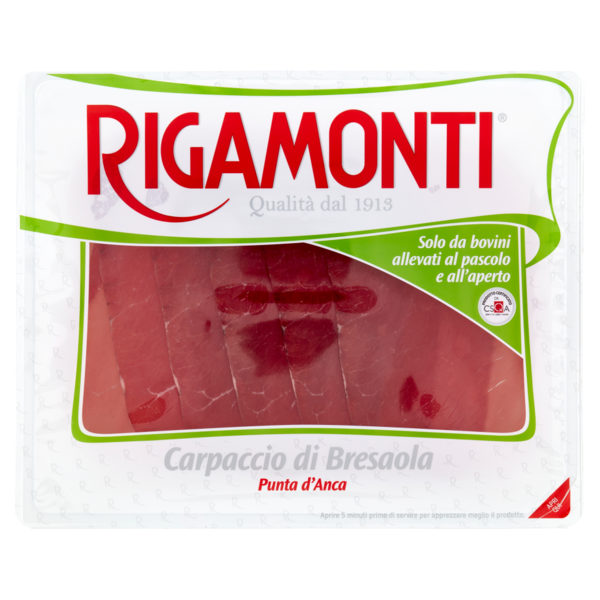 Rigamonti Carpaccio di Bresaola Punta d'Anca 90 g