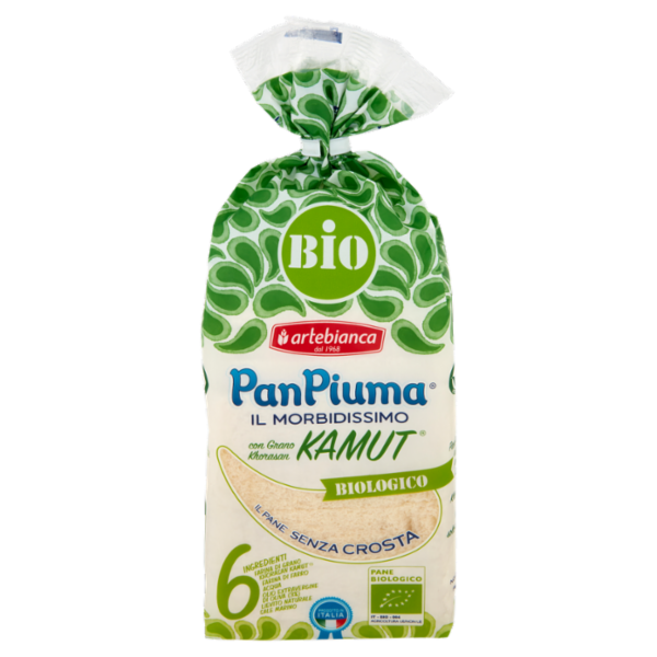 artebianca PanPiuma Biologico con Grano Khorasan Kamut 300 g