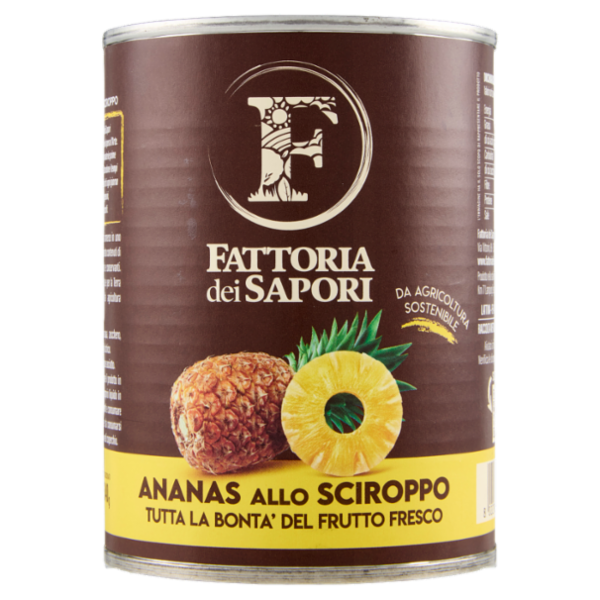Fattoria dei Sapori Ananas allo Sciroppo a Fette 565 g