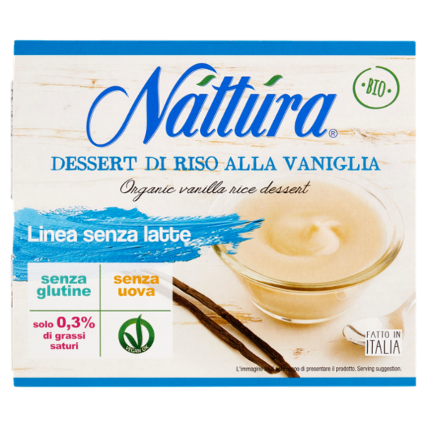 Náttúra Dessert di Riso alla Vaniglia Bio 4 x 100 g