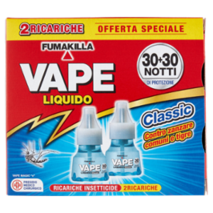VAPE Liquido Classic Ricarica 2 x 18 Ml