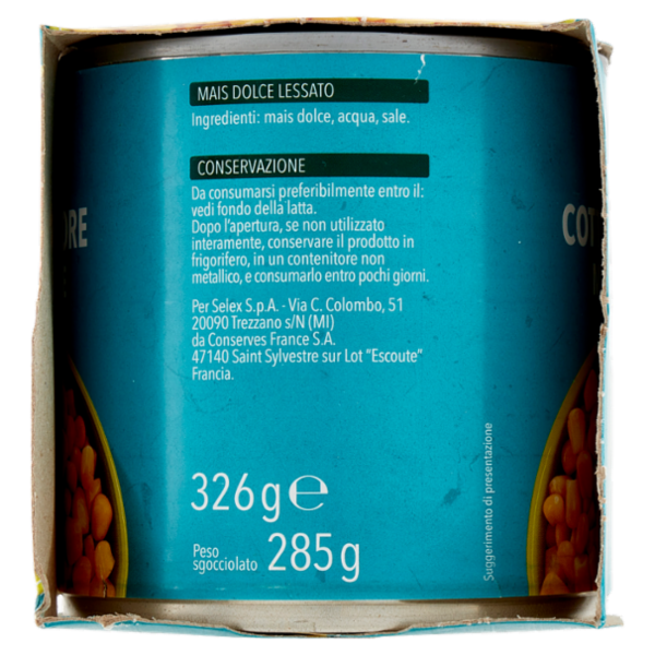 Selex Mais Dolce Lessato 3x326 g