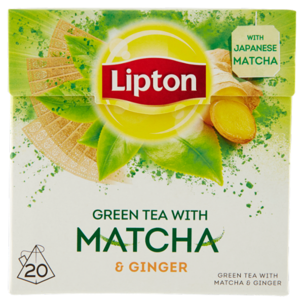 Lipton Green Tea with Matcha & Ginger 20 Filtri 30 g