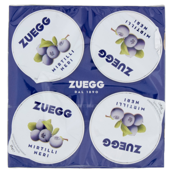 Zuegg I frutteti di Oswald Zuegg Mirtilli Neri 4 x 25 g
