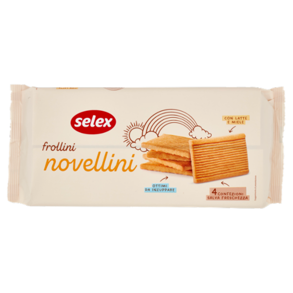 Selex Frollini Novellini al Latte e Miele 380 g