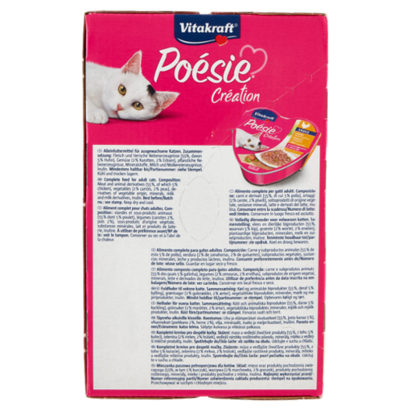Vitakraft Poésie Création Sauce Tender Selection 6 x 85 g