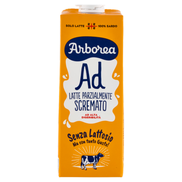 Arborea Ad Latte Parzialmente Scremato ad Alta Digeribilità Senza Lattosio 1000 ml