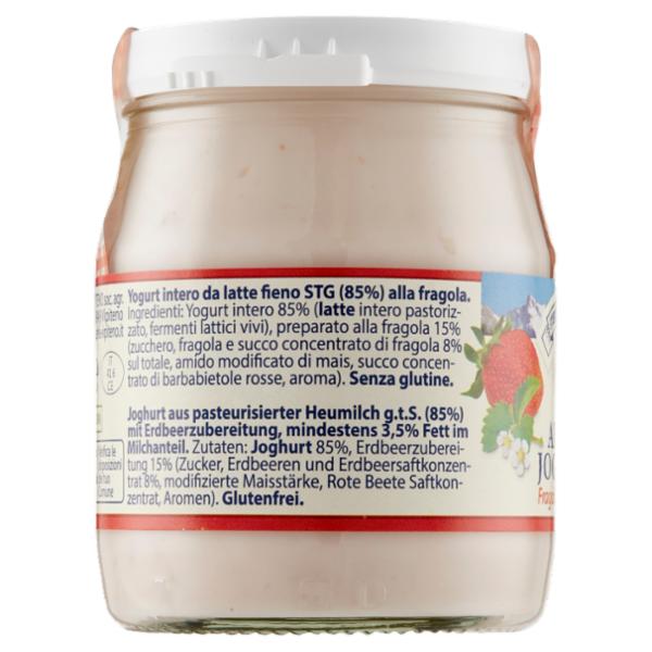 Sterzing Vipiteno Alpenjoghurt Fragola da Latte Fieno 150 g