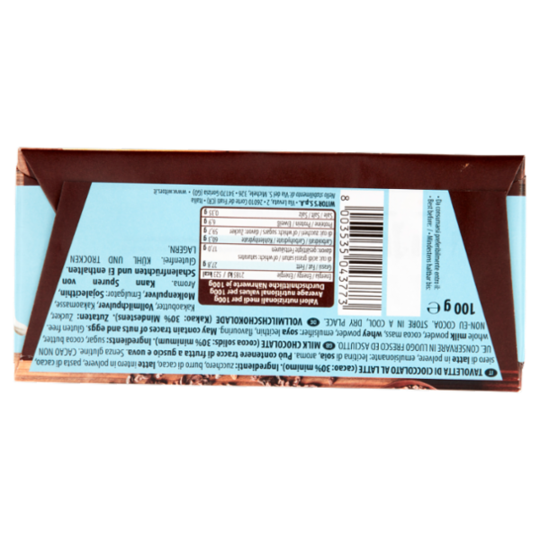 Witor's Cioccolato al latte 100 g