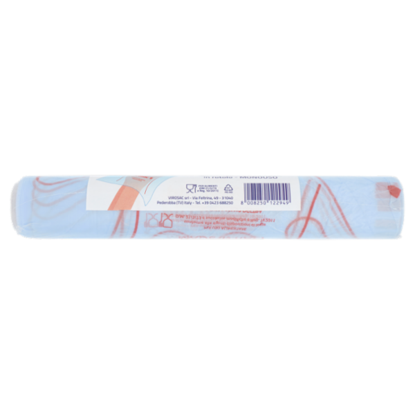 virosac Guanti Palmati in HD Taglia Unica - Trasparenti in rotolo - Monouso 100 pz