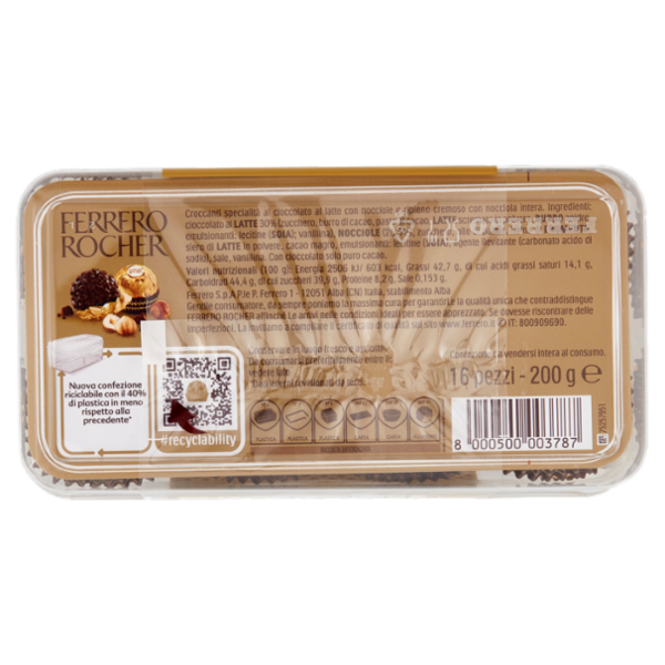 Ferrero Rocher 16 pezzi 200 g