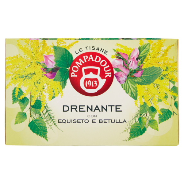 Pompadour Le Tisane Drenante con Equiseto e Betulla 18 x 2,2 g