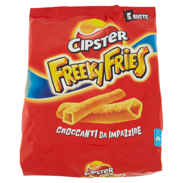Cipster Freeky Fries Bastoncini di Patate Multipack 5 Bustine - 125g