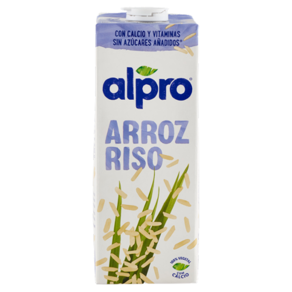 Alpro Classico Riso, Bevanda 100% Vegetale, Basso Contenuto di grassi, Senza Lattosio, 1l