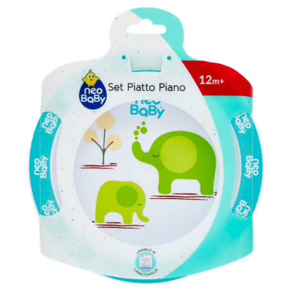 neo Baby Set Piatto Piano 12m+ 2 pz