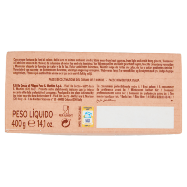 De Cecco 7 Cereali Pennette Rigate N°241 400 g