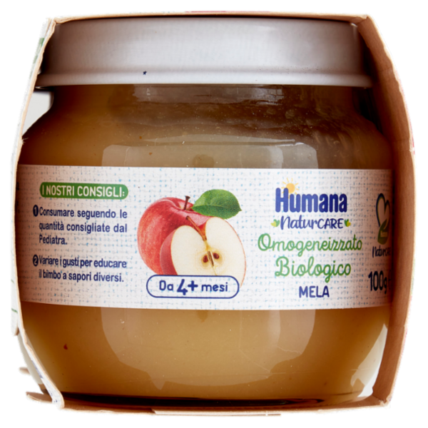 Humana Omogeneizzato Biologico Mela 2 x 100 g