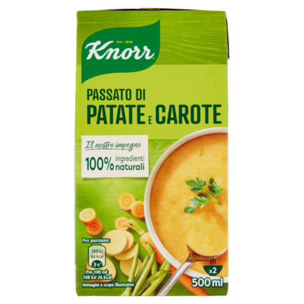 Knorr Passato di Patate e Carote 500 ml
