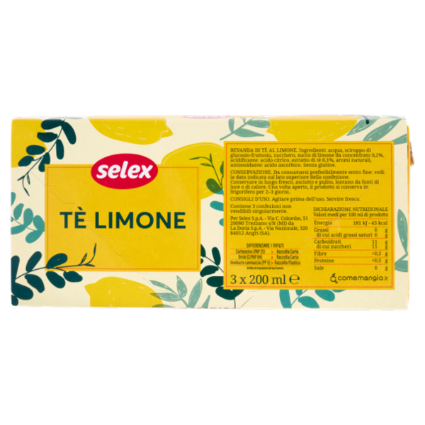 Selex The Pronto al Limone 600 ml