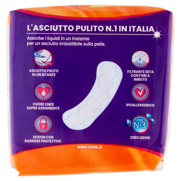 Lines Seta ultra flussi leggeri 16 pz