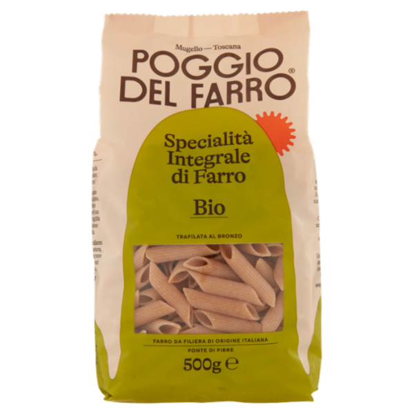 Poggio del Farro Specialità Integrale di Farro Bio Penne 500 g