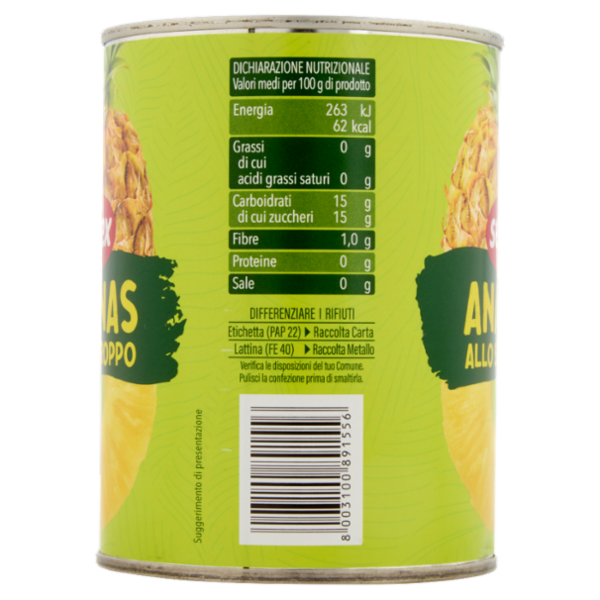 Selex Ananas allo Sciroppo 565 g