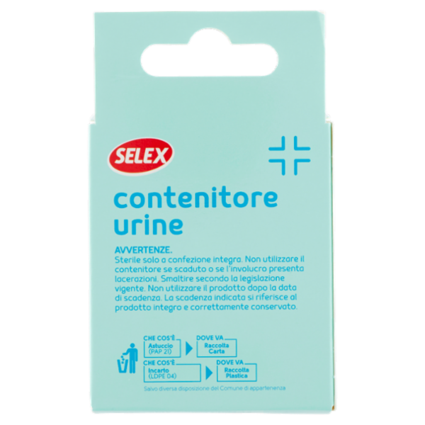Selex Contenitore Sterile per Urine con Dispositivo di Prelievo Sterile