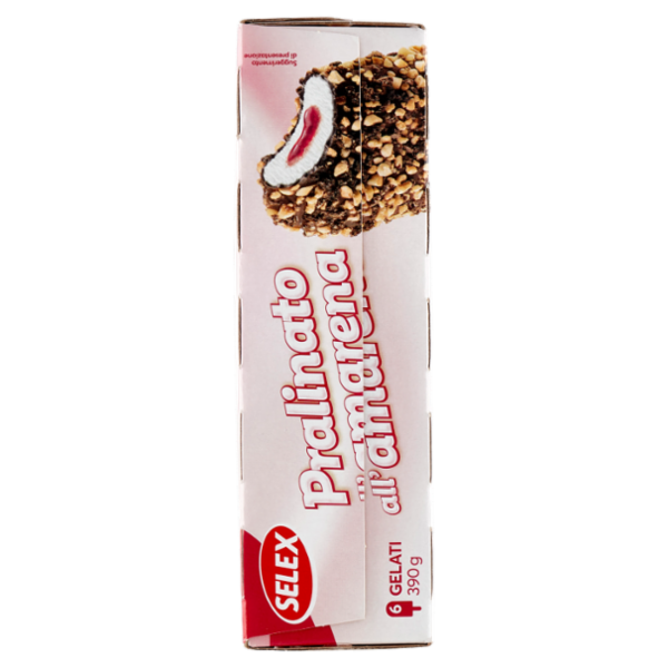 Selex 6 Gelati Pralinati all'Amarena 390 g
