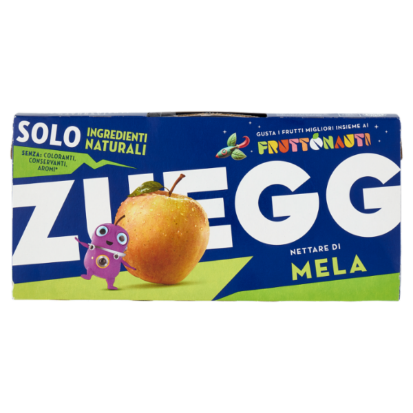 Zuegg Solo Ingredienti naturali* Succo e Polpa di Mela 3 x 200 ml