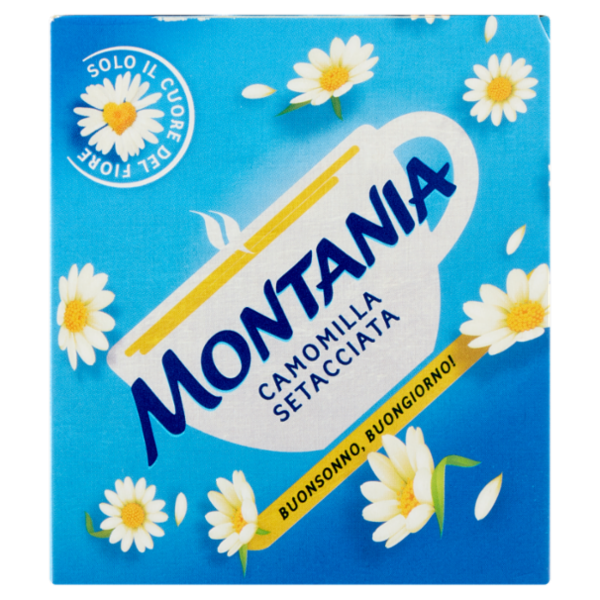 Montania Camomilla Setacciata 18 Filtri Infuso 31,5 g