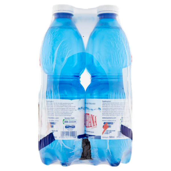 Lauretana Acqua Minerale Naturale 6 x 500 ml