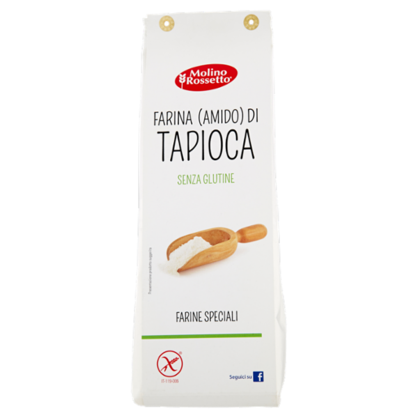 Molino Rossetto Farine Speciali Farina (Amido) di Tapioca Senza Glutine 250 g