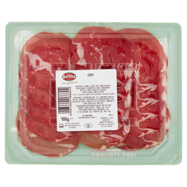 Fratelli Beretta Fresca Salumeria Coppa 100 g