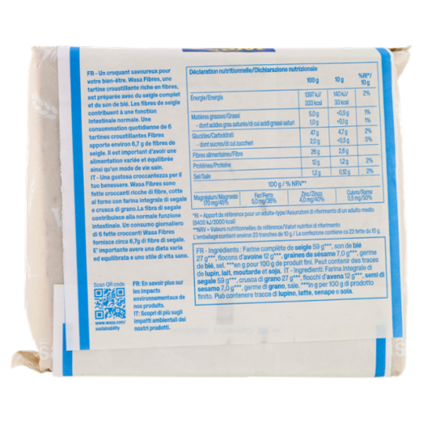 Wasa Fibres Cracker Ricco di Fibre 230g