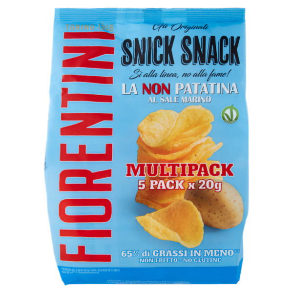 Fiorentini gli Originali Snick Snack la Non Patatina al Sale Marino 5 x 20 g