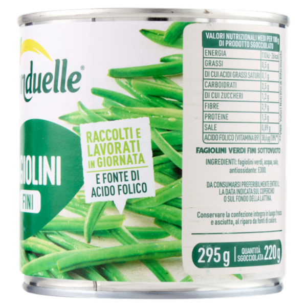 Bonduelle Cuore di raccolto Fagiolini fini 295 g