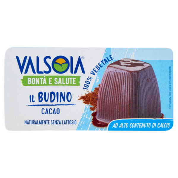 Valsoia Bontà e Salute il Budino Cacao ad alto contenuto di calcio 2 x 115 g