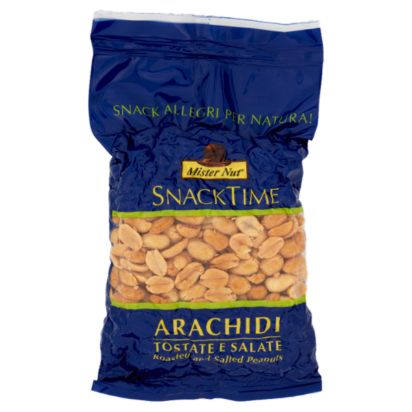 Mister Nut Snack Time Arachidi Tostate e Salate 250 g
