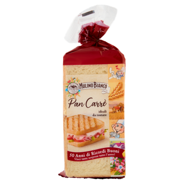 Mulino Bianco Pan Carrè Pane Ideale per Toast 16 fette 285g