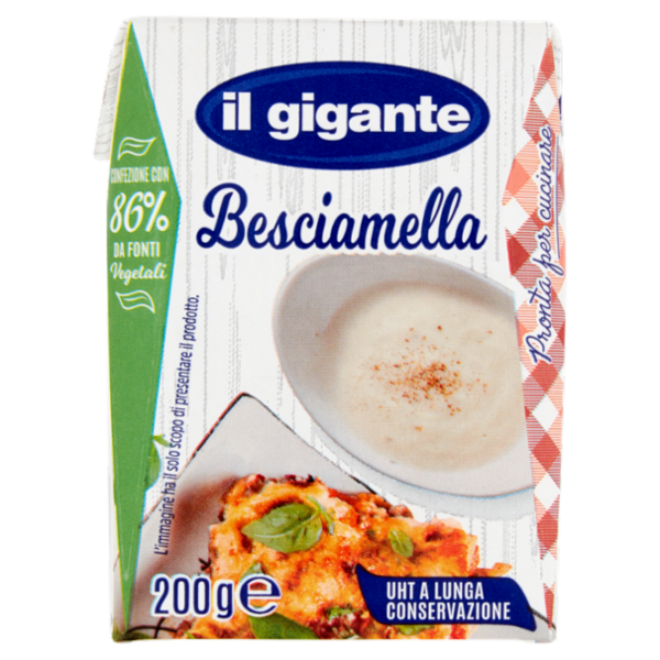 IL GIGANTE Besciamella UHT a Lunga Conservazione 200 g
