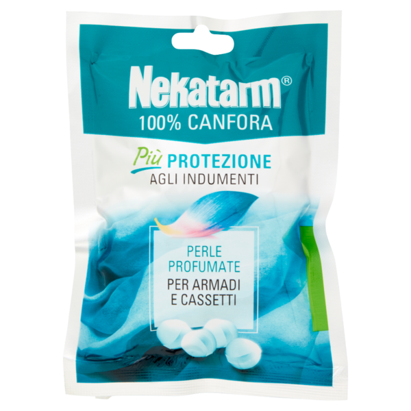 Nekatarm 100% Canfora Perle Profumate per Armadi e Cassetti 50 g