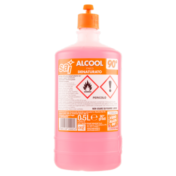 sai Alcool Etilico Denaturato 90° 0,5 L