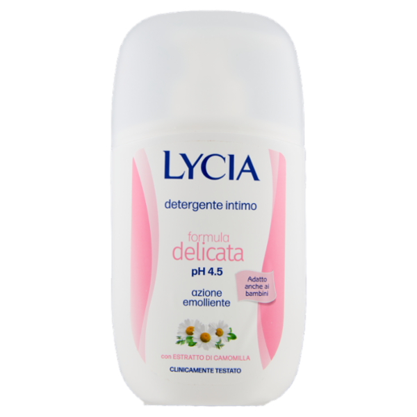 Lycia detergente intimo formula delicata pH 4.5 con Estratto di Camomilla 200 ml