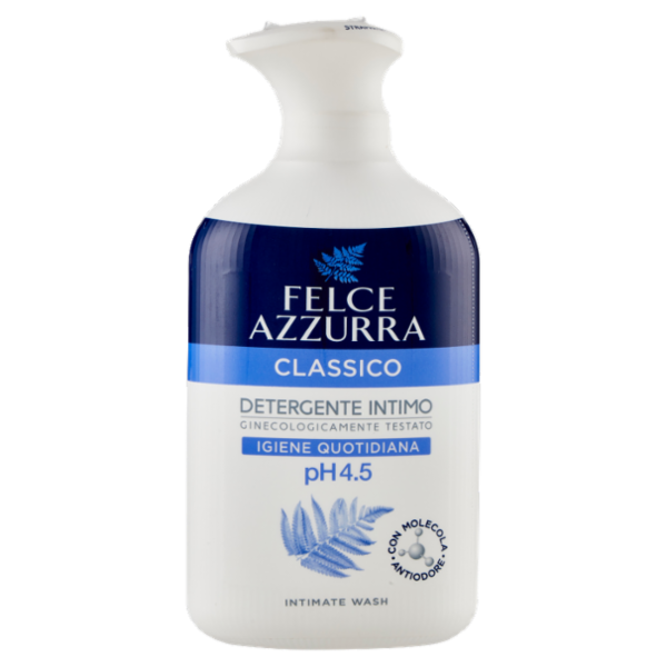 Felce Azzurra Classico Detergente Intimo Igiene Quotidiana pH 4.5 250 ml