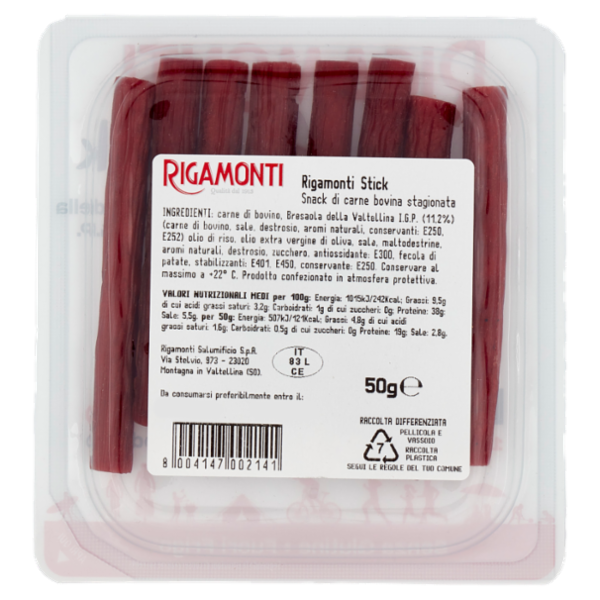 Rigamonti Stick con Bresaola della Valtellina I.G.P. 50 g