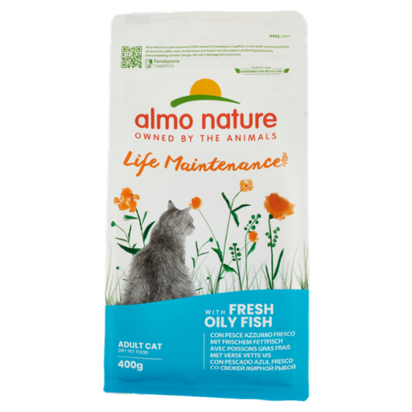 almo nature Life Maintenance Adult Cat con Pesce Azzurro Fresco 400 g