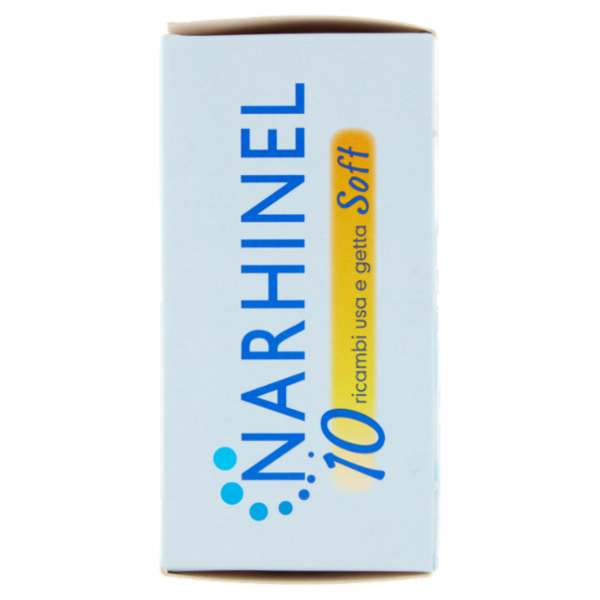 Narhinel ricariche usa e getta soft aspiratore nasale deterge naso bambino e rimuove muco 10 pz