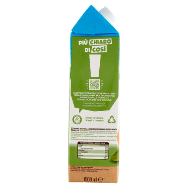 Valfrutta Arancia Rossa 1500 ml